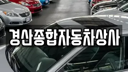 경상북도 경산시 중고차매매 전문 경산종합자동차상사