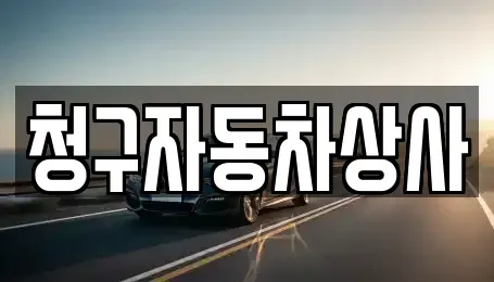 경상북도 상주시 계산동 중고차 전문 청구자동차상사