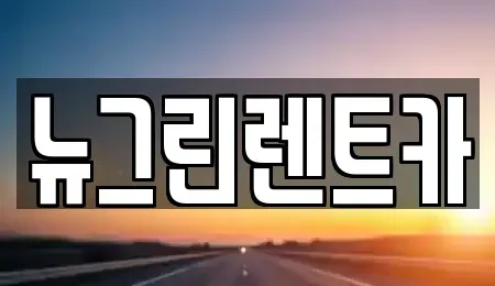 경상북도 성주군 월항면 렌트카 전문 뉴그린렌트카