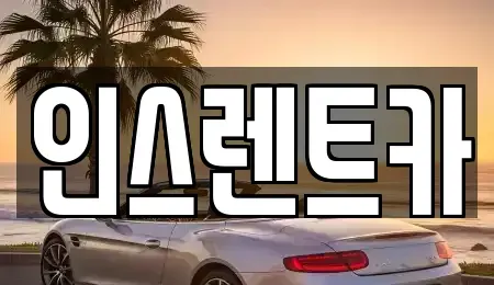 경상북도 안동시 단기렌트카 전문 인스렌트카