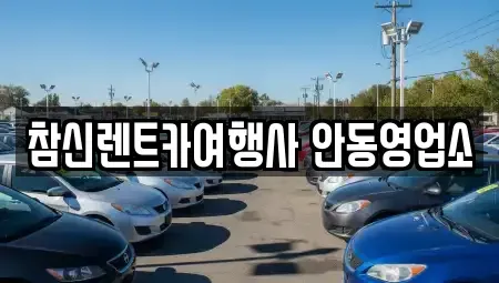 경상북도 안동시 렌트카 전문 참신렌트카여행사 안동영업소