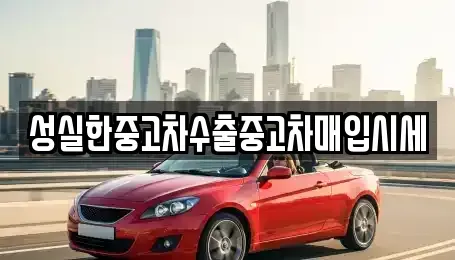 경상북도 울진군 중고차 전문 성실한중고차수출중고차매입시세