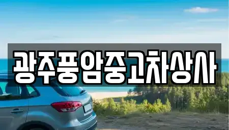 광주 광산구 등임동 중고차매매 전문 광주풍암중고차상사