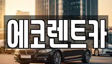 광주 광산구 진곡동 렌트카 전문 에코렌트카
