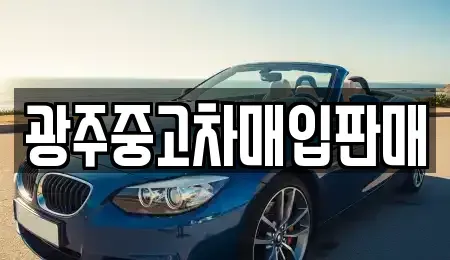 광주 동구 광산동 중고차매입 전문 광주중고차매입판매