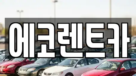 광주 동구 용산동 렌트카 전문 에코렌트카