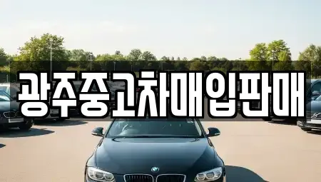 광주 북구 생용동 중고차 전문 광주중고차매입판매