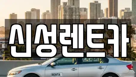 광주광역시 광산구 산월동 렌트카 전문 신성렌트카