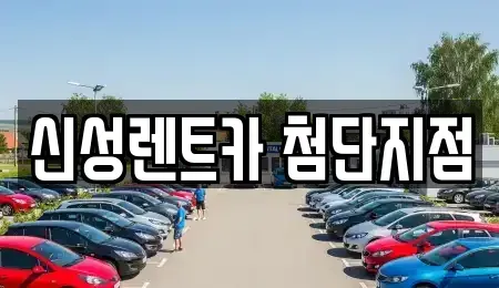 광주광역시 광산구 쌍암동 장기렌트카 전문 신성렌트카 첨단지점
