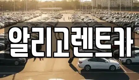 광주광역시 단기렌트카 전문 알리고렌트카