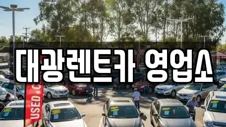 광주광역시 북구 우산동 렌트카 전문 대광렌트카 영업소