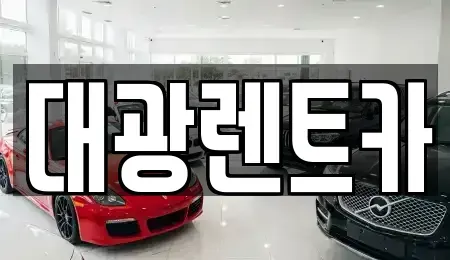 광주광역시 북구 우산동 장기렌트카 전문 대광렌트카