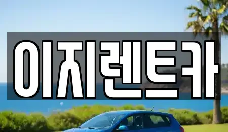 광주광역시 서구 풍암동 렌트카 전문 이지렌트카