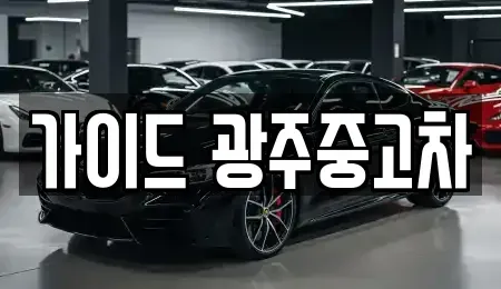 광주광역시 중고차 전문 가이드 광주중고차