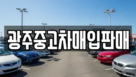 광주광역시 중고차매입 전문 광주중고차매입판매