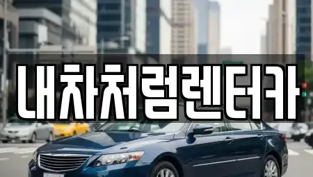 대구 남구 이천동 렌트카 전문 내차처럼렌터카