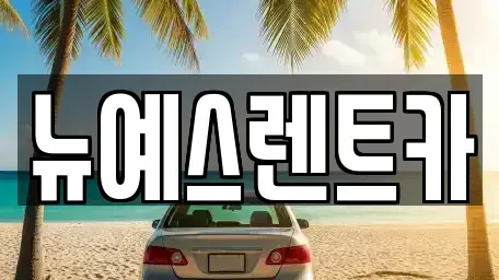 대구 남구 이천동 렌트카 전문 뉴예스렌트카