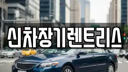 대구 달성군 장기렌트카 전문 신차장기렌트리스