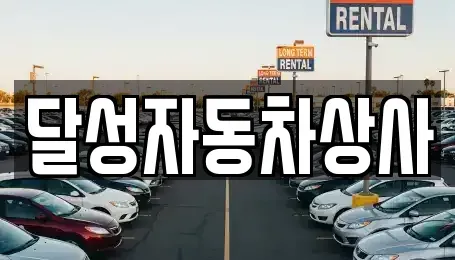 대구 달성군 중고차매매 전문 달성자동차상사