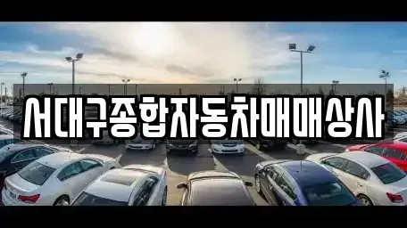 대구 북구 금호동 중고차 전문 서대구종합자동차매매상사