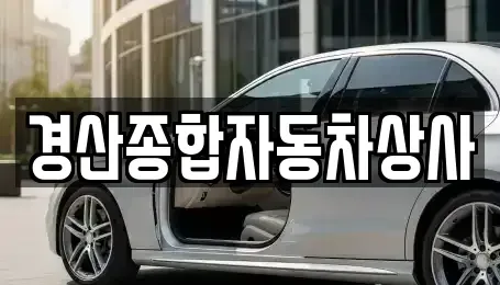 대구 수성구 신매동 중고차매매 전문 경산종합자동차상사