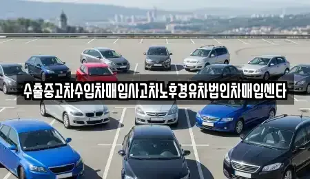 대구 수성구 신매동 중고차매매 전문 수출중고차수입차매입사고차노후경유차법인차매입센타