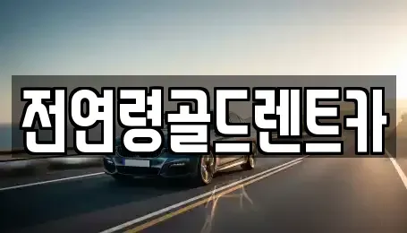 대구광역시 달서구 두류동 렌트카 전문 전연령골드렌트카