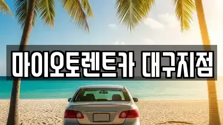 대구광역시 동구 신천동 장기렌트카 전문 마이오토렌트카 대구지점