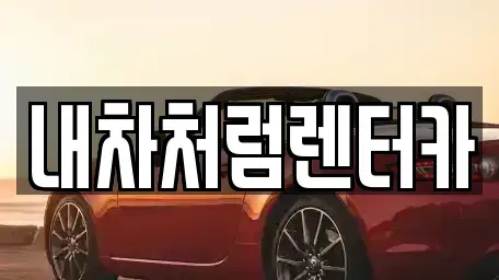 대구광역시 북구 관음동 렌트카 전문 내차처럼렌터카