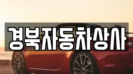 대구광역시 북구 관음동 중고차 전문 경북자동차상사