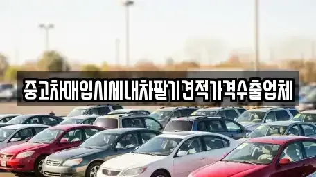 대구광역시 북구 관음동 중고차매입 전문 중고차매입시세내차팔기견적가격수출업체