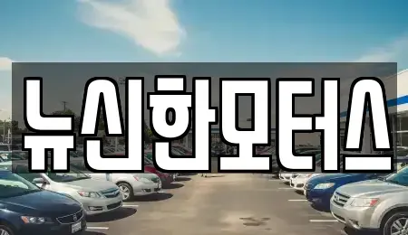 대전 대덕구 읍내동 중고차매매 전문 뉴신한모터스