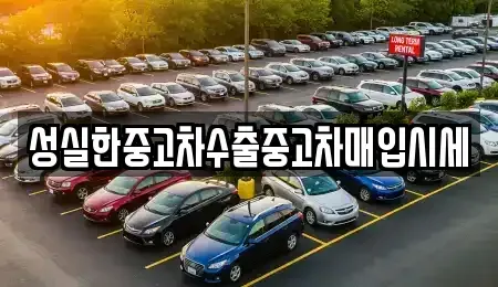 대전 대덕구 읍내동 중고차매입 전문 성실한중고차수출중고차매입시세