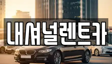 대전 동구 삼성동 단기렌트카 전문 내셔널렌트카