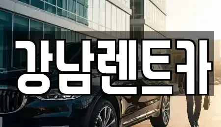 대전 동구 삼성동 렌트카 전문 강남렌트카