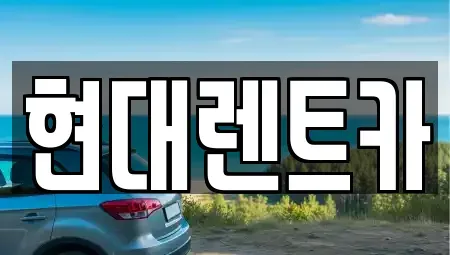 대전광역시 동구 가양동 렌트카 전문 현대렌트카