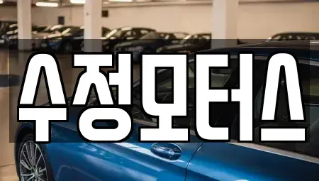대전광역시 유성구 도룡동 중고차 전문 수정모터스