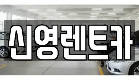 부산 수영구 민락동 장기렌트카 전문 신영렌트카