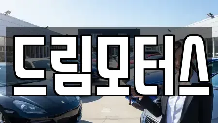 부산 연제구 연산동 중고차 전문 드림모터스