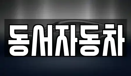부산 중구 부평동2가 중고차매매 전문 동서자동차