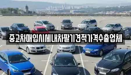 부산 중구 중앙동5가 중고차매입 전문 중고차매입시세내차팔기견적가격수출업체