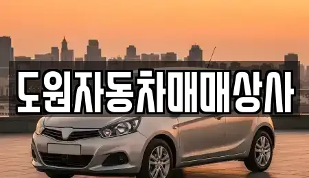 부산광역시 강서구 녹산동 중고차 전문 도원자동차매매상사