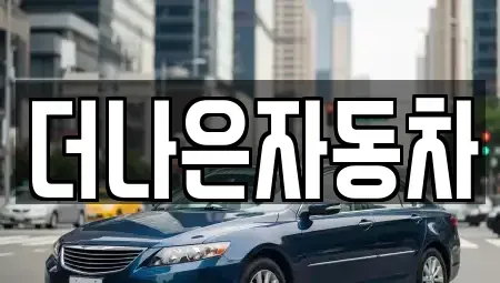 부산광역시 남구 용당동 중고차매매 전문 더나은자동차