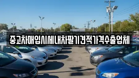 부산광역시 사하구 당리동 중고차매입 전문 중고차매입시세내차팔기견적가격수출업체