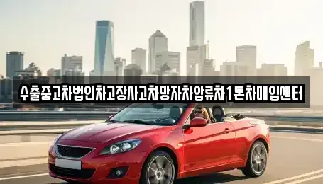 부산광역시 중구 부평동1가 중고차 전문 수출중고차법인차고장사고차망자차압류차1톤차매입센터
