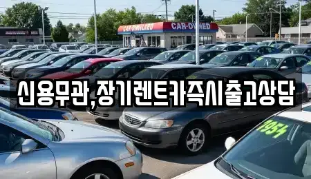 서울 강북구 장기렌트카 전문 신용무관,장기렌트카즉시출고상담