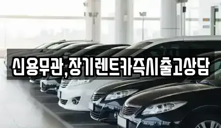 서울 관악구 장기렌트카 전문 신용무관,장기렌트카즉시출고상담