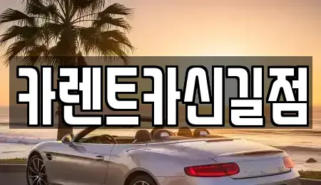 서울 동작구 노량진동 렌트카 전문 카렌트카신길점