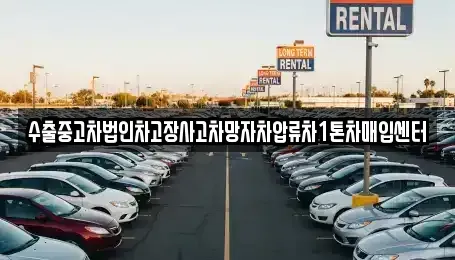 서울 마포구 구수동 중고차매입 전문 수출중고차법인차고장사고차망자차압류차1톤차매입센터