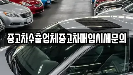 서울 영등포구 당산동5가 중고차매입 전문 중고차수출업체중고차매입시세문의